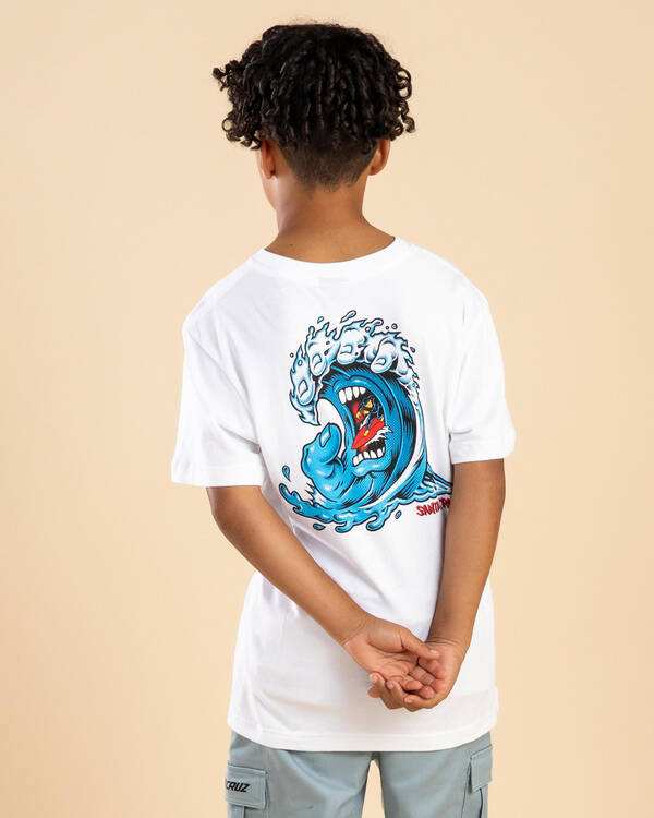 Boys' Screaming Wave Front T-Shirt