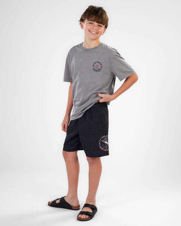 Salty Life Boys' Tide Hunter Elastic Waist Shorts for Mens