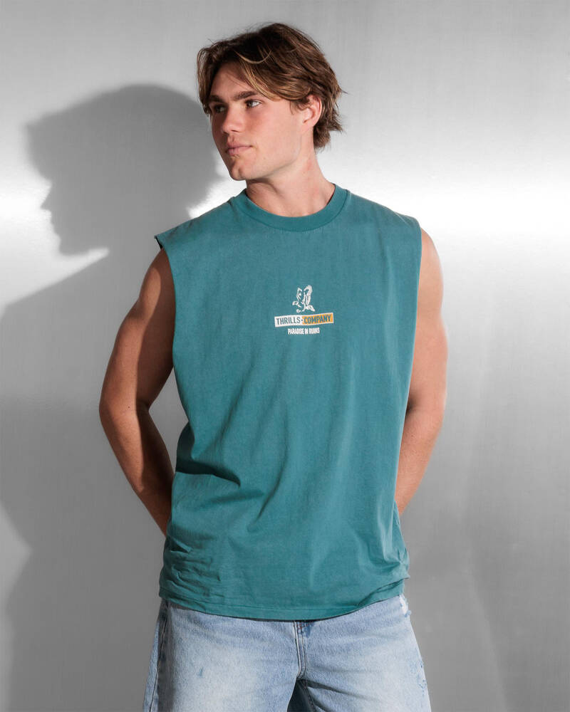 Thrills Risen Merch Muscle Tank for Mens