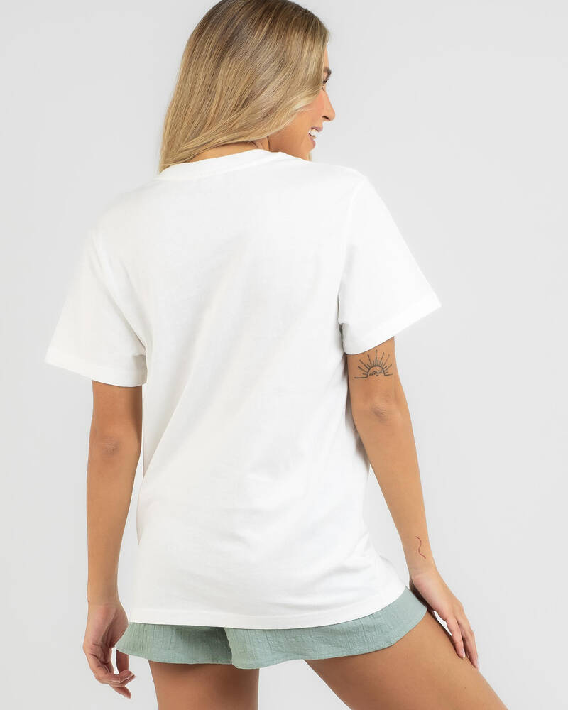 Rhythm Rainbow Rhythm Boyfriend T-Shirt for Womens