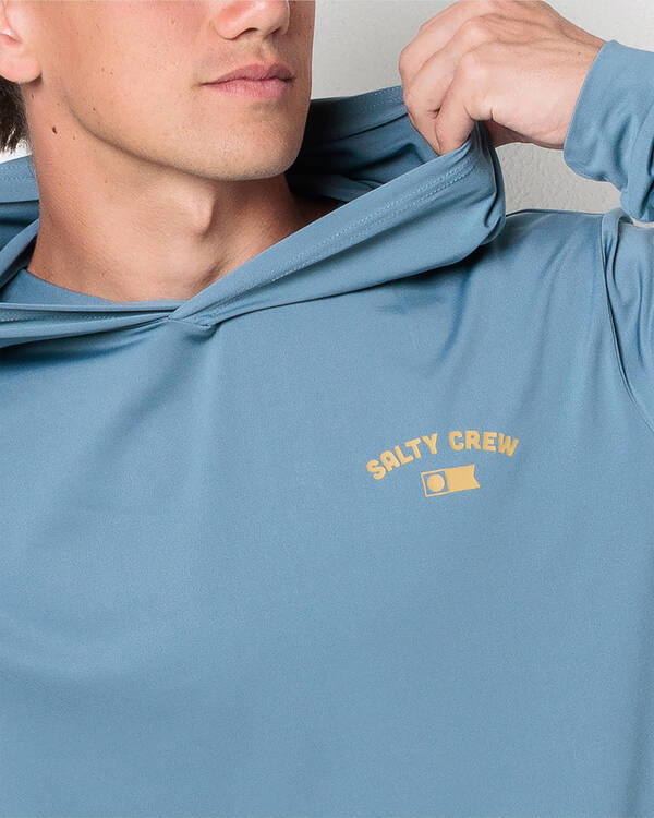 Salty Crew Overnight Hood Sunshirt for Mens