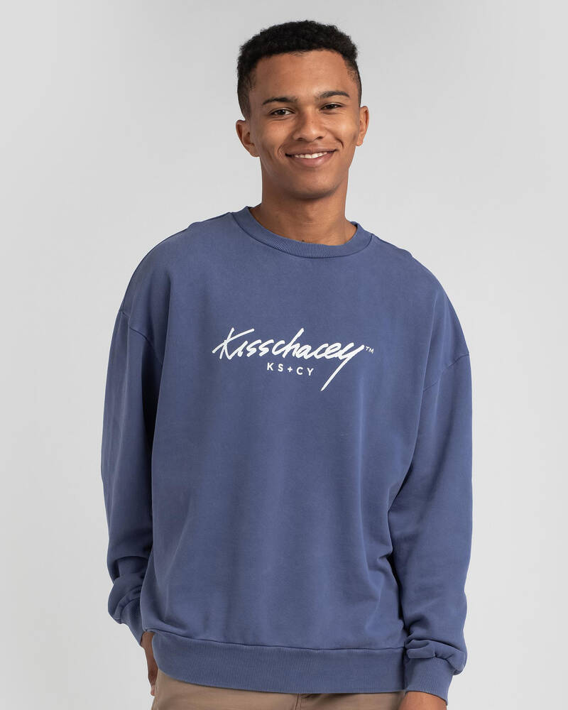 Kiss Chacey Solo Relaxed Crew Sweatshirt for Mens