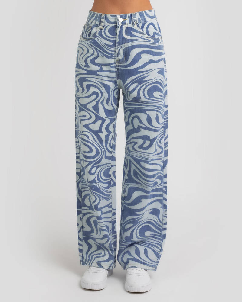 MRKT. Swirl Wind Jeans for Womens
