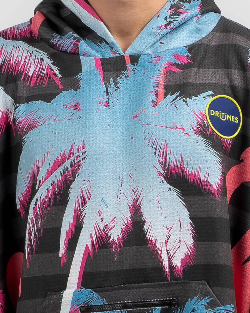 DRITIMES Miami Nights Hooded Towel for Unisex