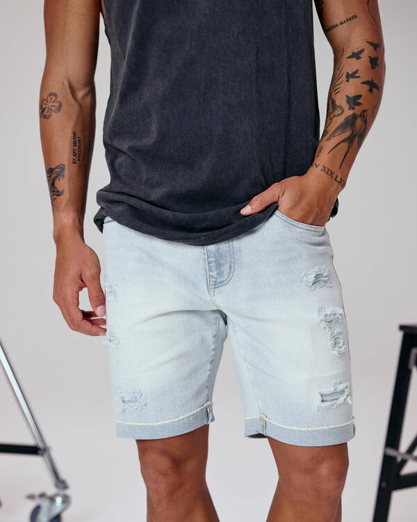 Rhodes Denim Walk Shorts