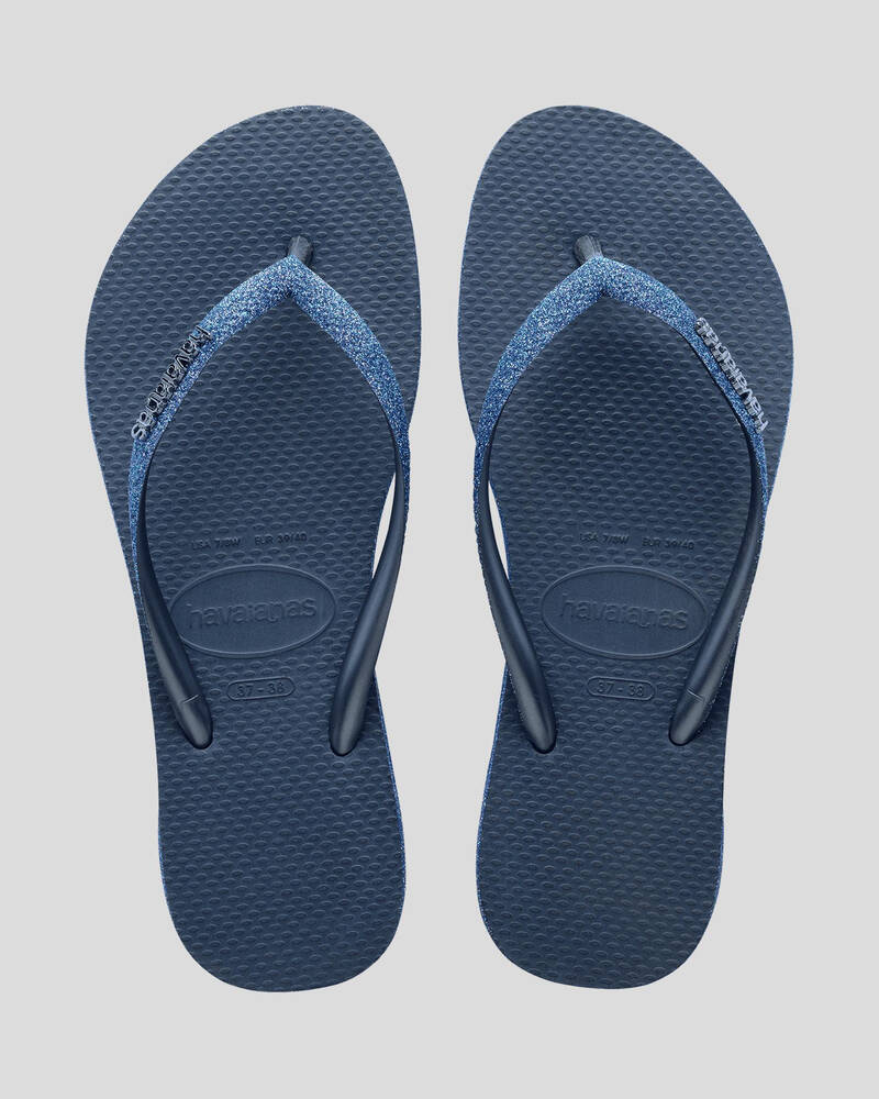 Havaianas Slim Sparkle Thongs for Womens