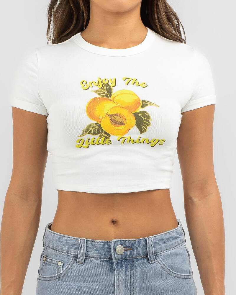 Mooloola Just Peachy T-Shirt for Womens