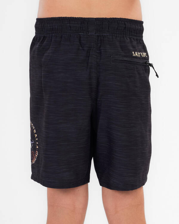 Salty Life Boys' Tide Hunter Elastic Waist Shorts for Mens