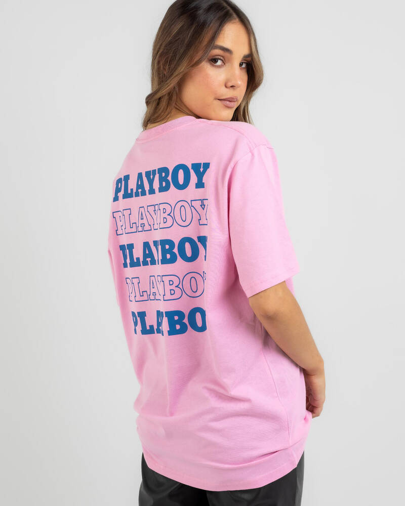 Playboy Playboy Stack Original Fit T-Shirt for Womens