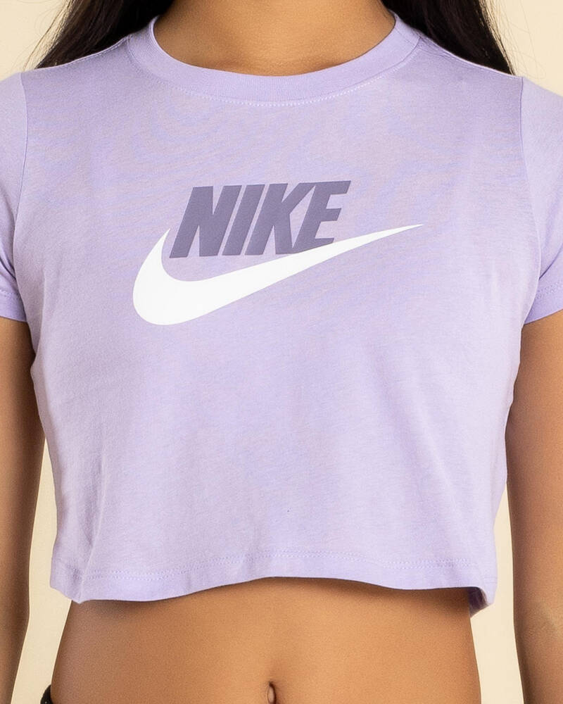 Nike Girls' Futura Cropped T-Shirt for Womens