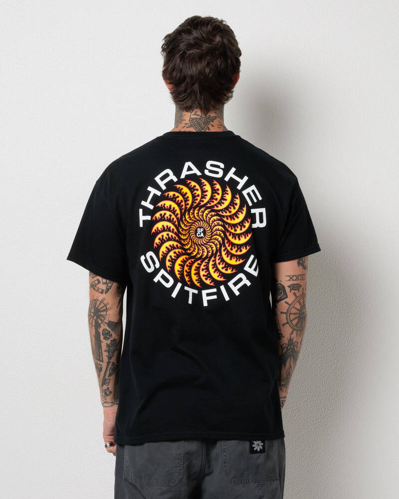 Thrasher Thrasher x Spitfire Classic Swirl T-Shirt for Mens
