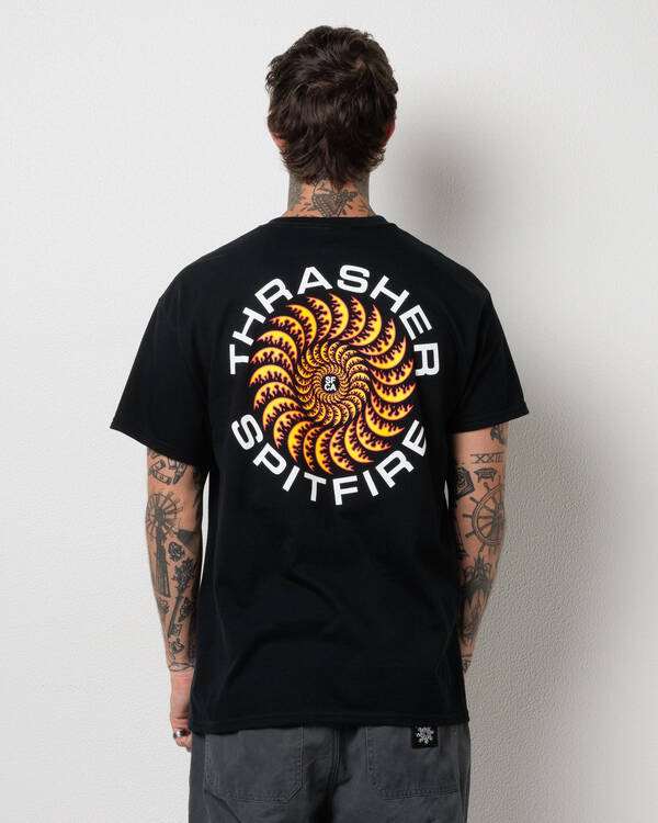 Thrasher Thrasher x Spitfire Classic Swirl T-Shirt for Mens