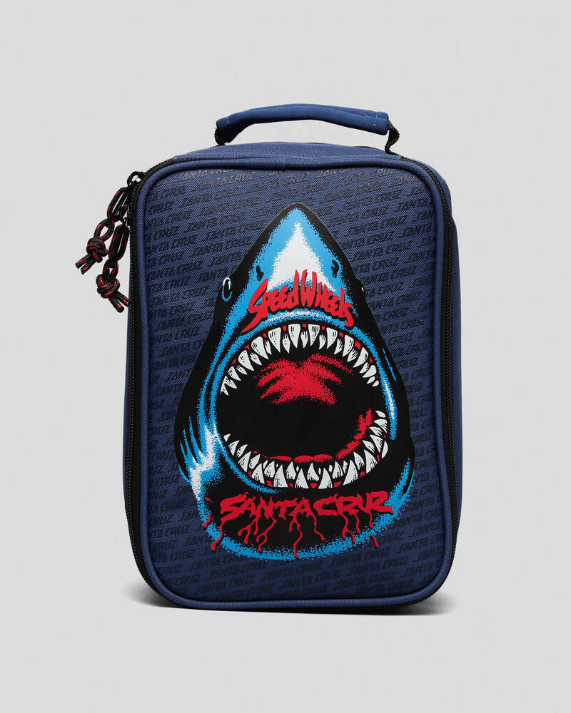 Santa Cruz Speed Wheels Shark Lunchbox for Mens
