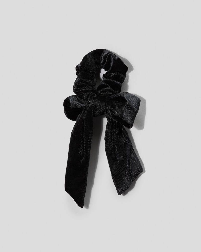 Karyn In LA Amy Bow Velvet Scrunchie for Womens
