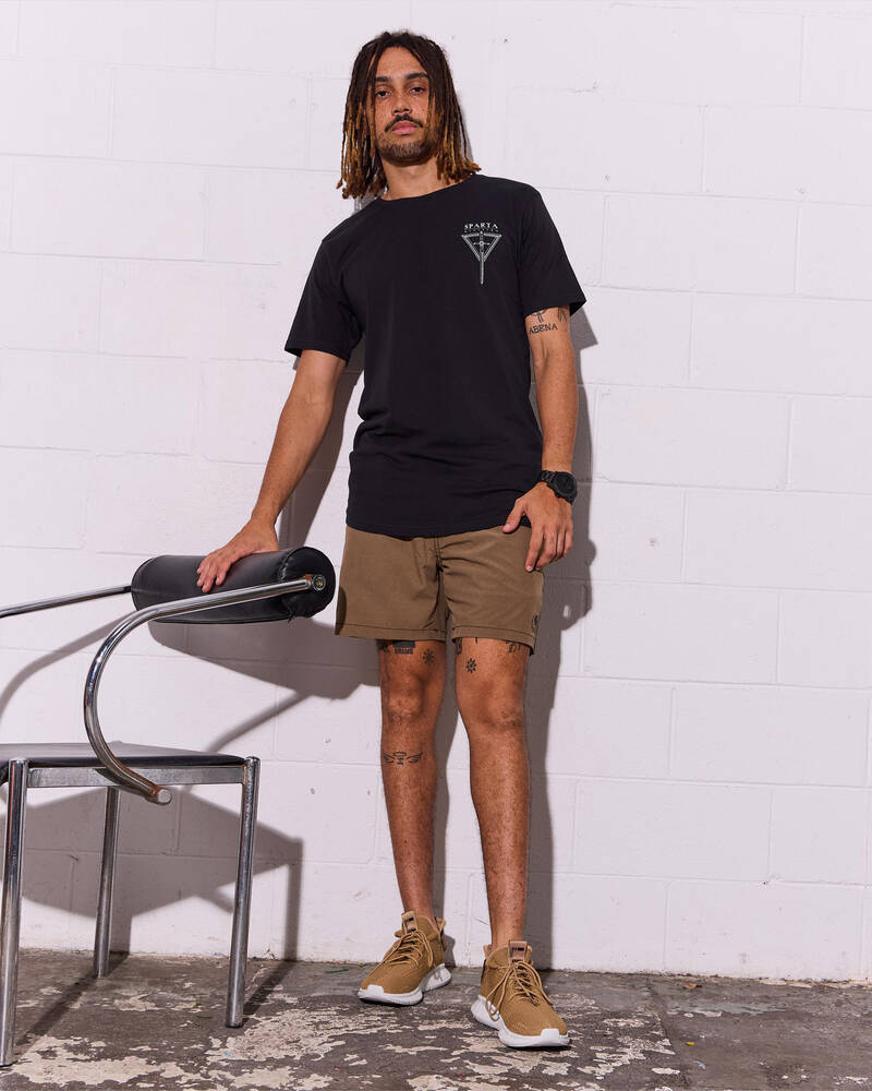 Sparta Pulse Elastic Waist Shorts for Mens