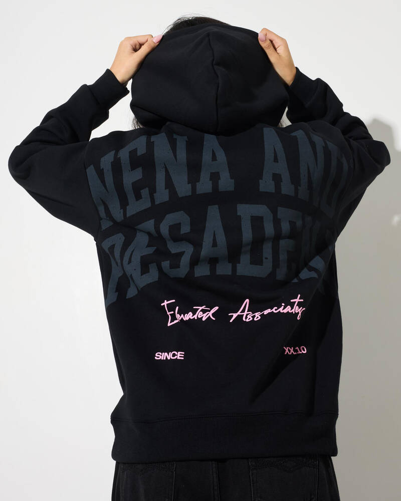 Nena & Pasadena Neonix Relaxed Fit Hoodie for Womens