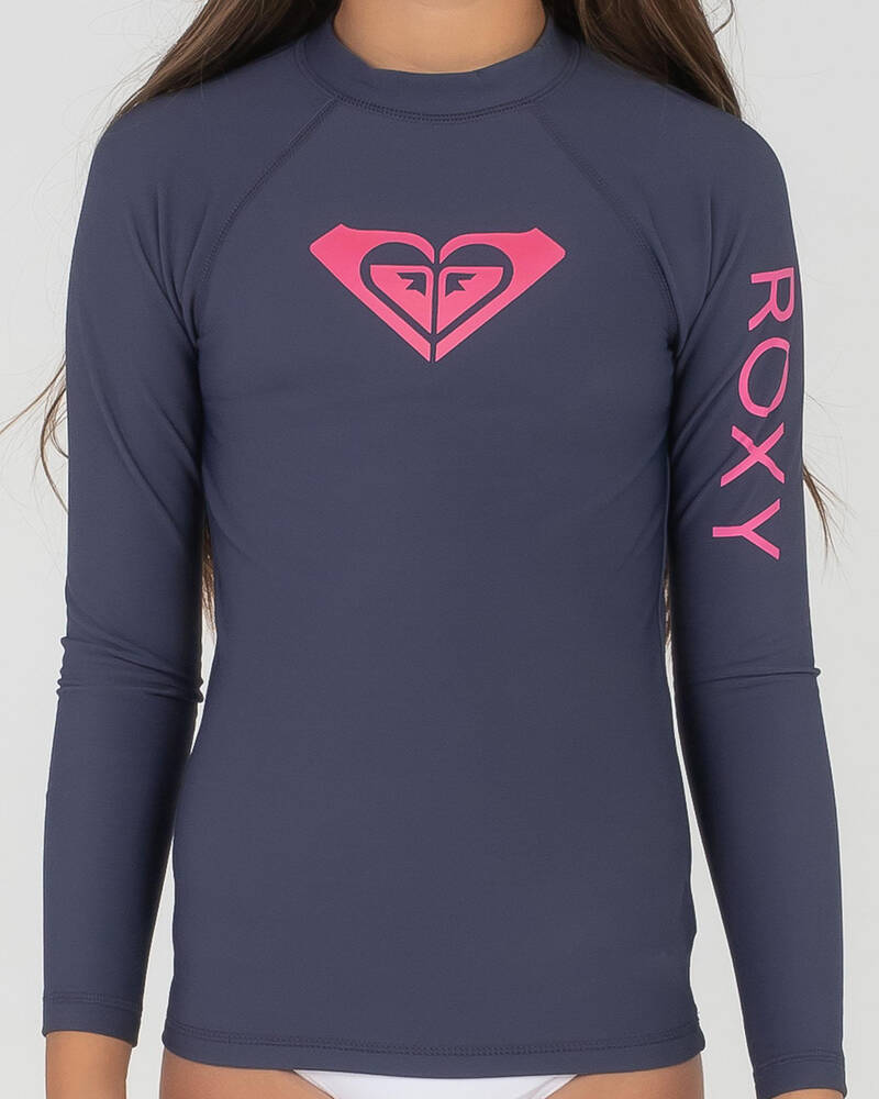 Roxy Girls' Heater Long Sleeve Rash Vest for Womens