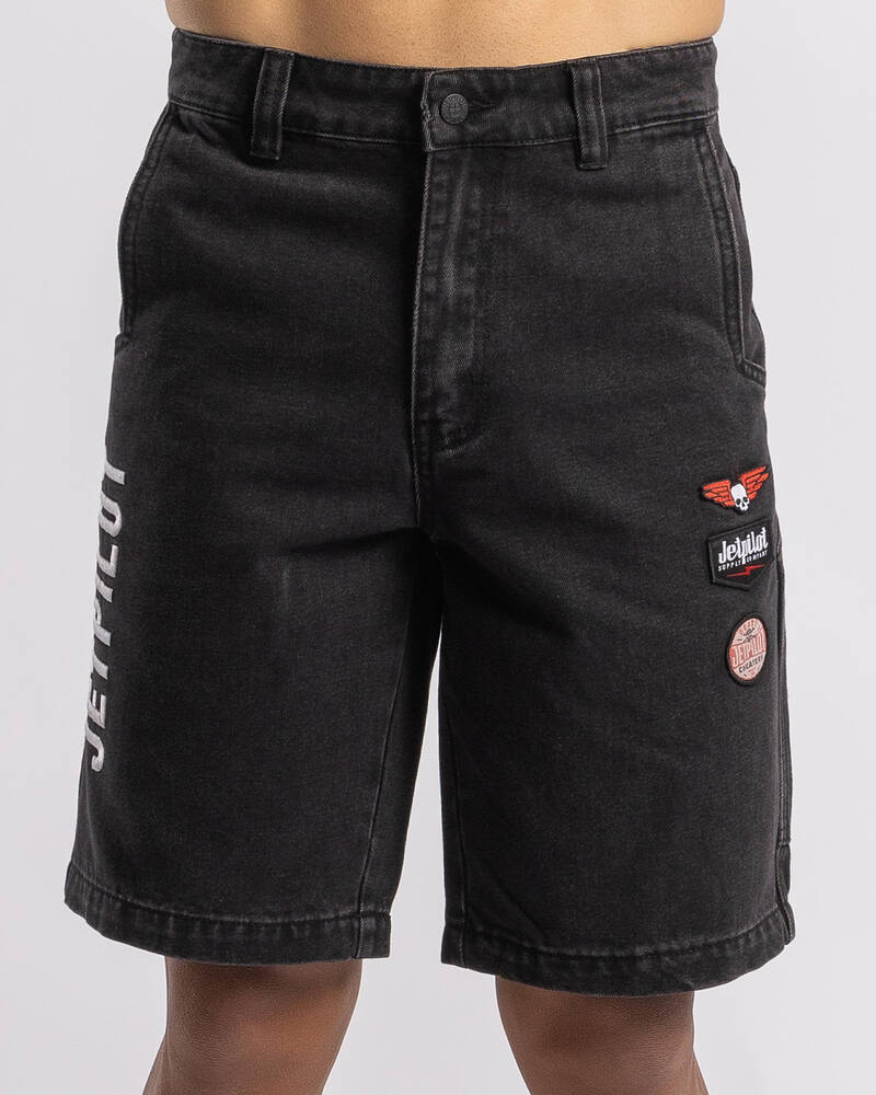 Jetpilot Denim Carpenter Shorts for Mens