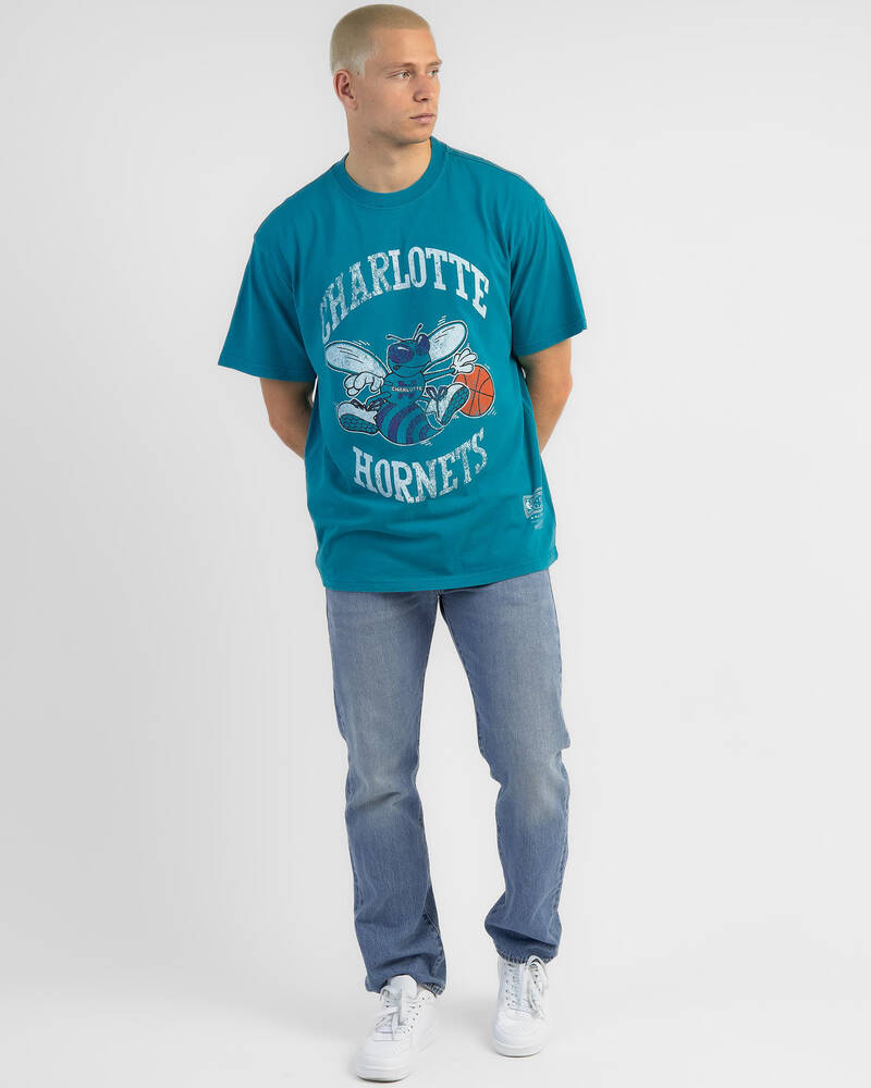 Mitchell & Ness Charlotte Hornets Vintage T-Shirt for Mens