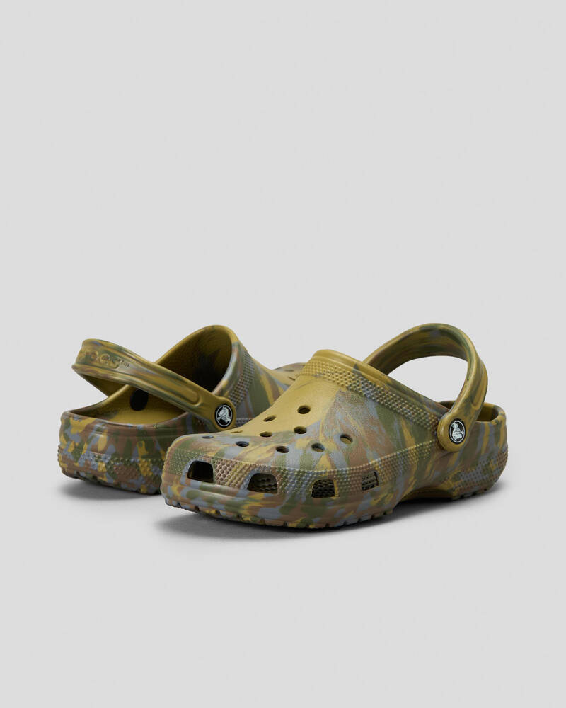 Crocs Marble Classic Clogs for Unisex