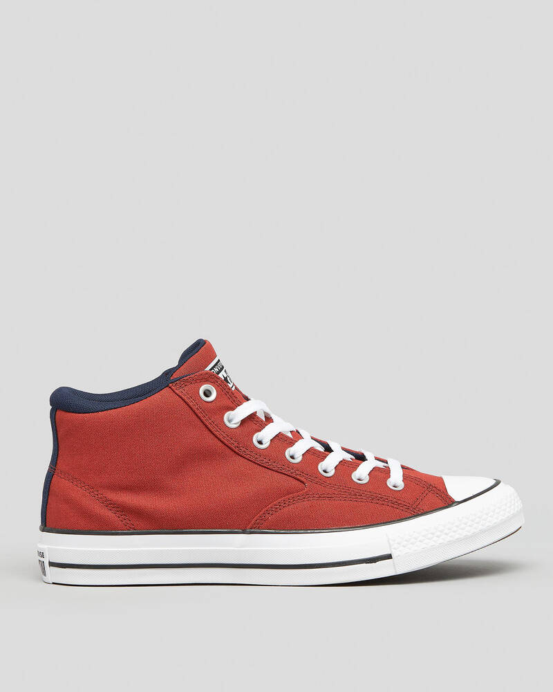Shop Converse Chuck Taylor All Star Malden Street Mid Shoes In Rugged Orange/obsidian/white