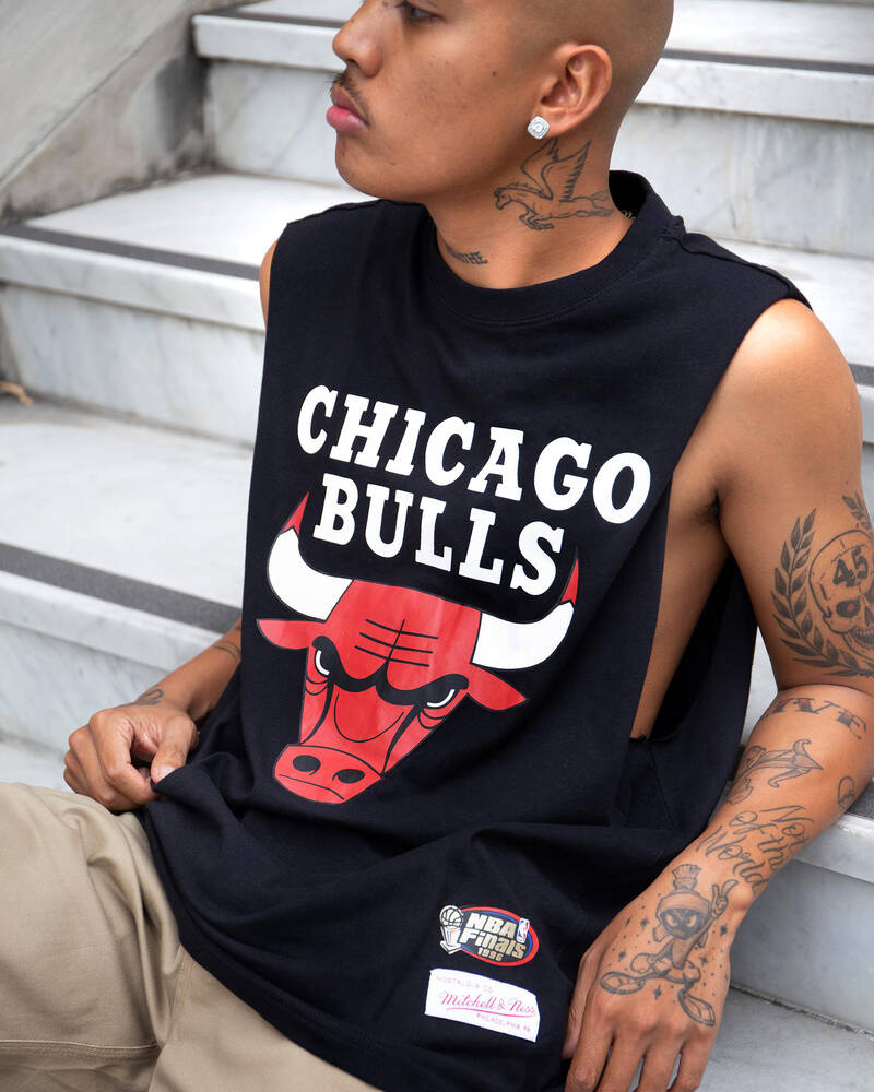 Mitchell & Ness Chicago Bulls Retro Repeat Muscle Tank for Mens