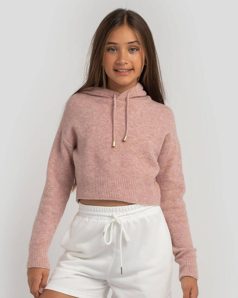Ava And Ever Girls' Sabotage Knit Hoodie for Womens