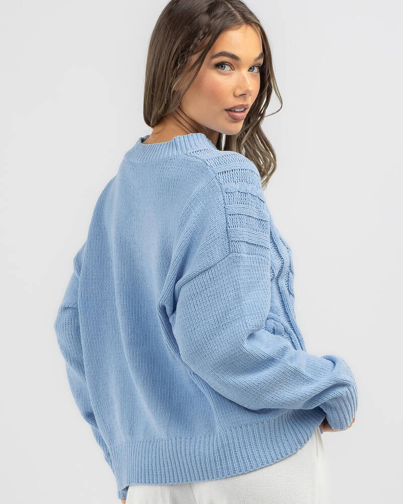 Roxy Missing The Waves Knit Jumper for Womens