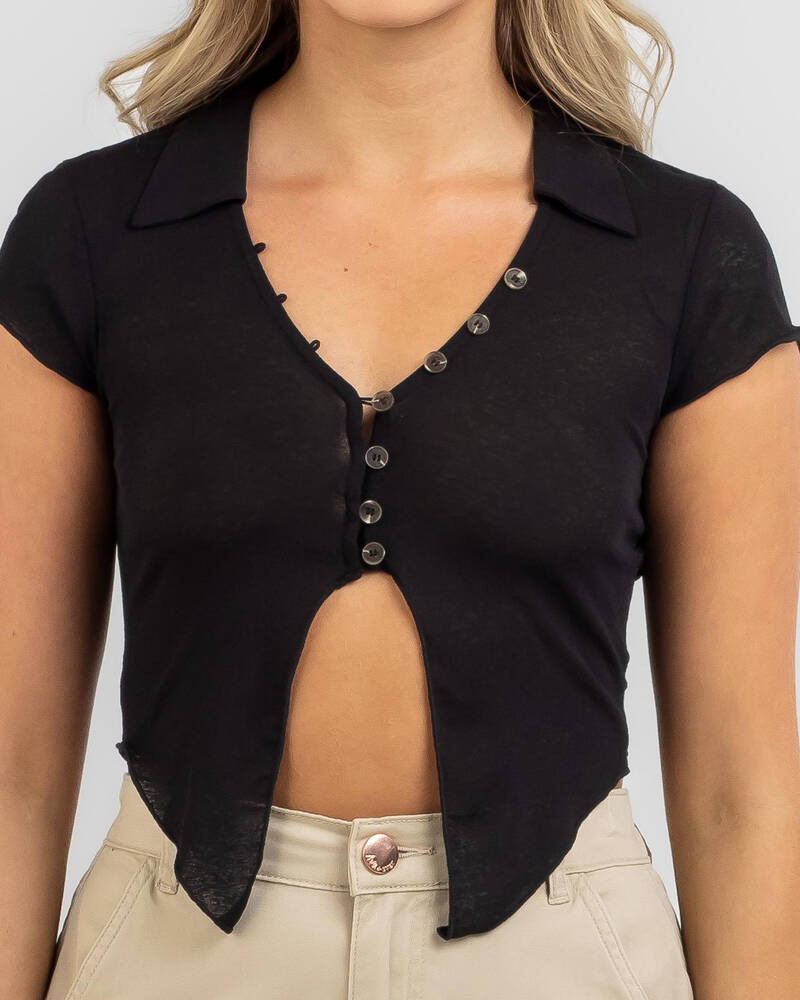 Ava And Ever Marissa Short Sleeve Shirt for Womens