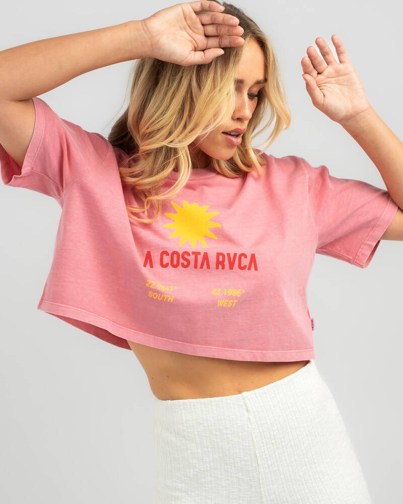RVCA La Costa Half T-Shirt for Womens
