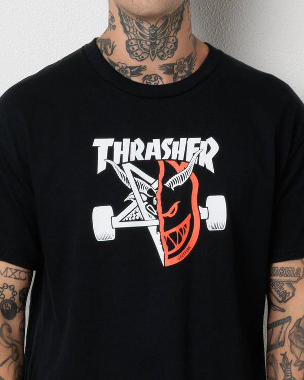 Thrasher Thrasher x Spitfire Thrash & Burn T-Shirt for Mens