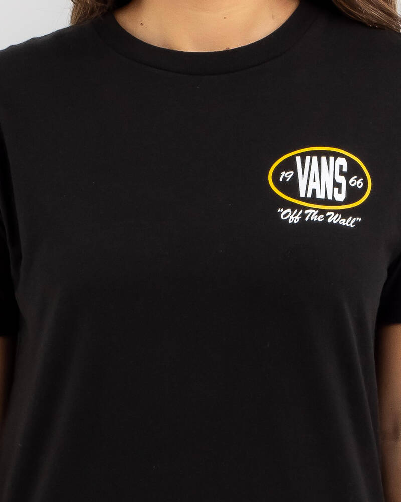 Vans Team Player Checkerboard T-Shirt for Womens