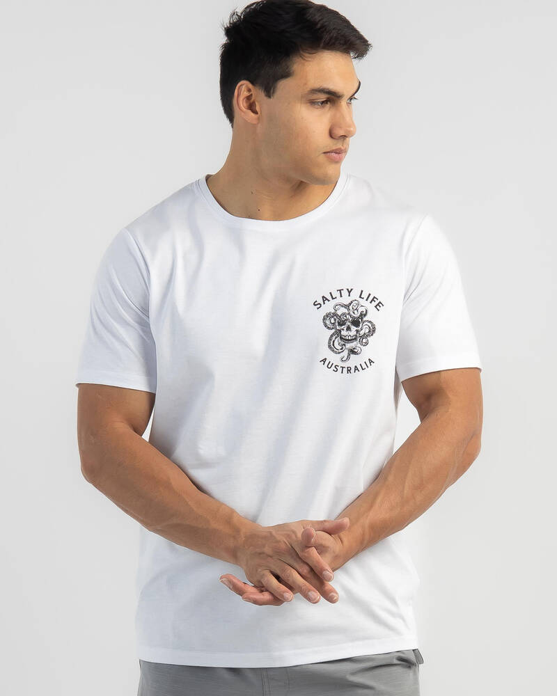 Salty Life Tentacles Surf T-Shirt for Mens