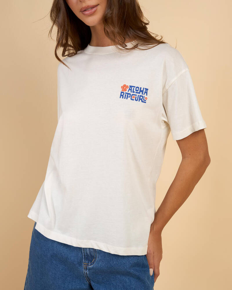 Rip Curl Aloha State Relaxed Fit T-Shirt for Womens