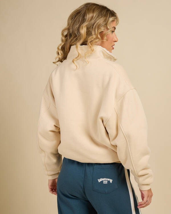 Billabong Classic Vibe Button Down Fleece Jumper for Womens