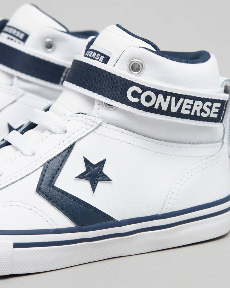 Converse Junior Boys' Pro Blaze Strap Hi-Top Shoes for Mens