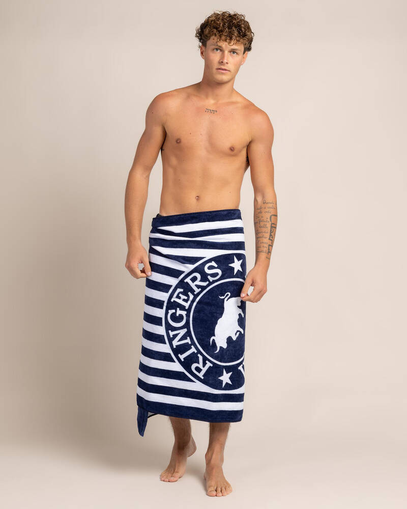 Ringers Western Ringers Stripe Towel for Mens