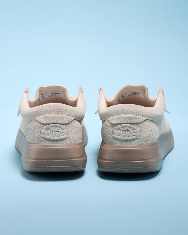 HEYDUDE Wendy COMF Suede Shoes for Womens