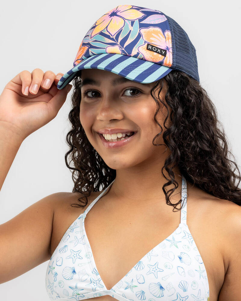 Roxy Girls' Honey Coconut Trucker Cap for Womens