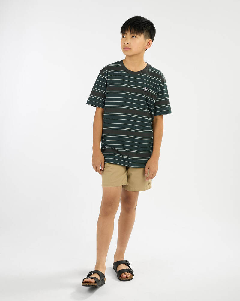 The Mad Hueys Boys' Parallel Stripe Hueys T-Shirt for Mens