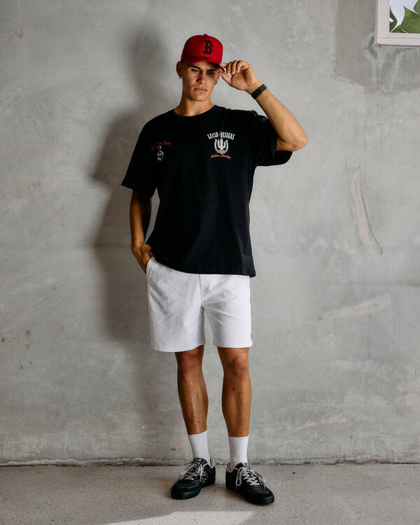 Lucid Division Elastic Waist Shorts for Mens