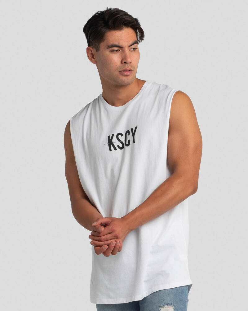 Kiss Chacey Now & Forever Dual Curved Muscle Tank for Mens