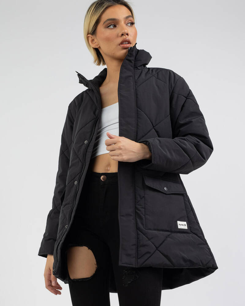 Hurley Mid Puffer Jacket for Womens