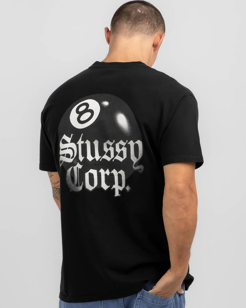 Stussy 8 Ball Corp T-Shirt for Mens