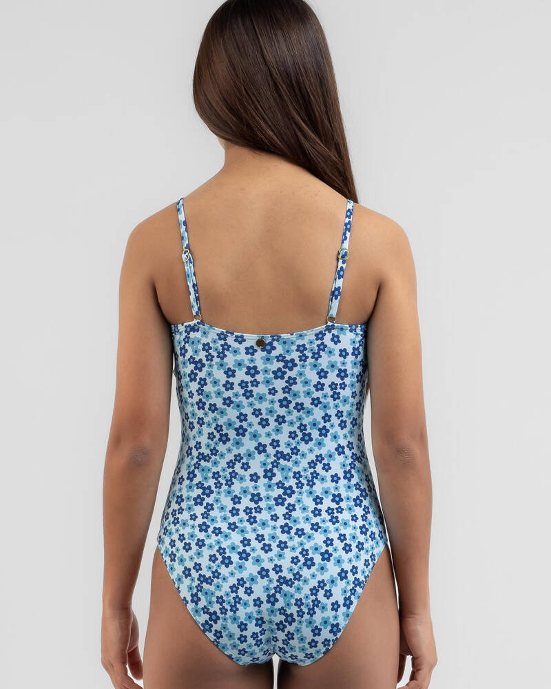 Kaiami Girls' Cassie Twist One Piece Swimsuit for Womens