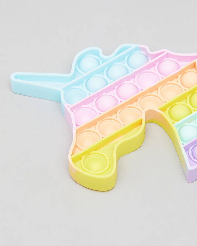 Get It Now Neon Rainbow Pop It Toy for Unisex