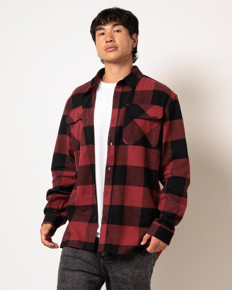 Dexter Realm Long Sleeve Flannel Shirt for Mens