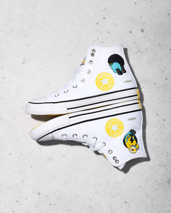 Converse Boys' Minions Chuck Taylor All Star Hi Tops Shoes for Mens