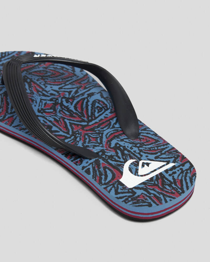 Quiksilver Boys' Molokai Art Youth Thongs for Mens