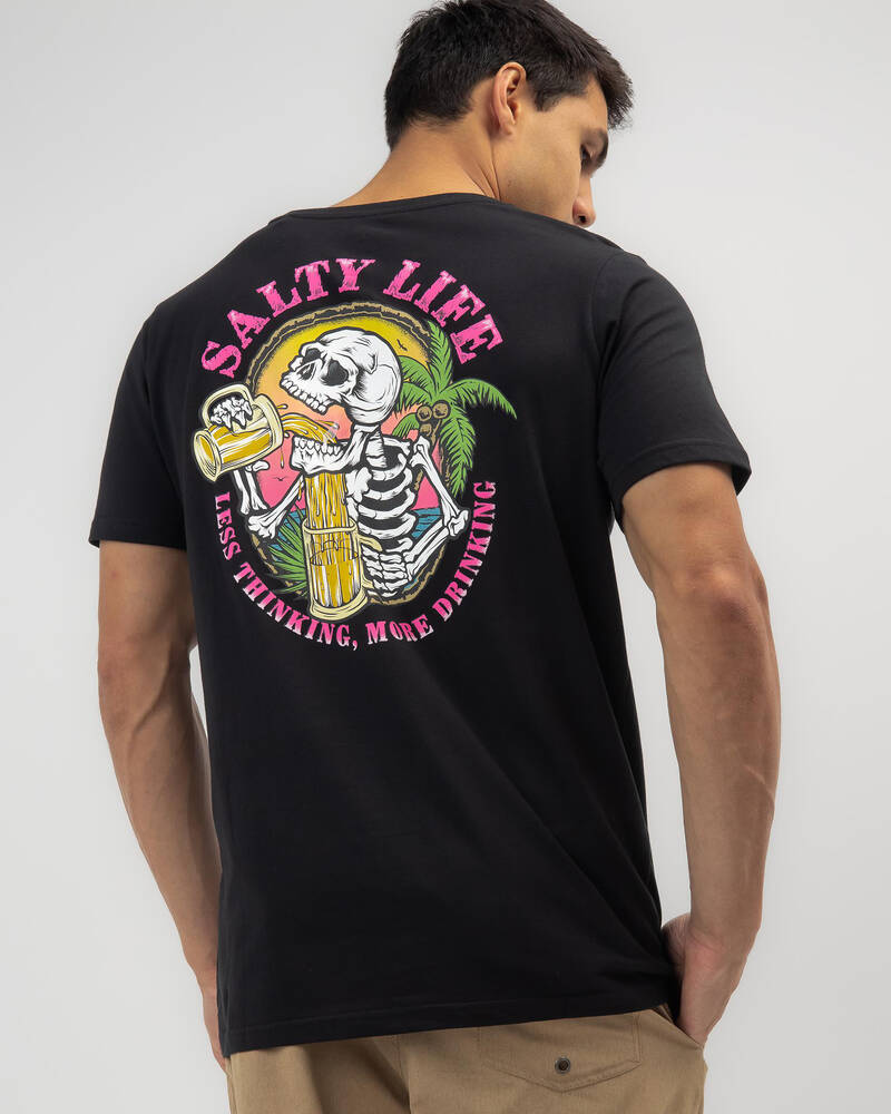 Salty Life Skull Duggery T-Shirt for Mens